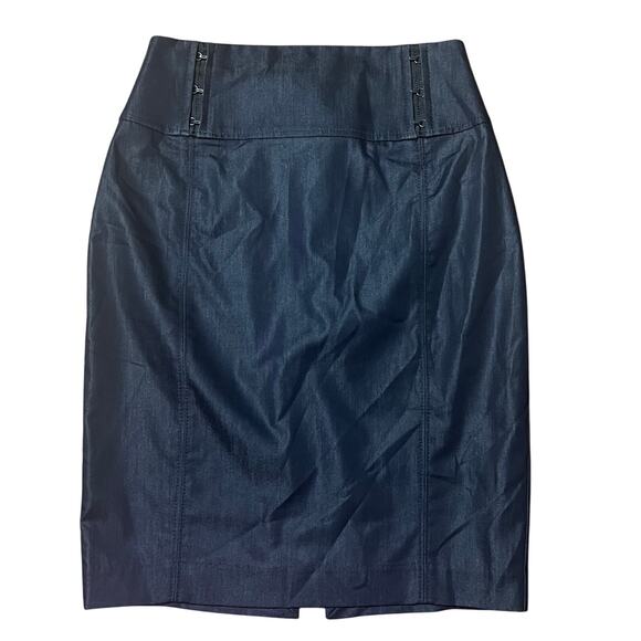 Express Charcoal Black High Waist Pencil Skirt Size 00 - Picture 1 of 7